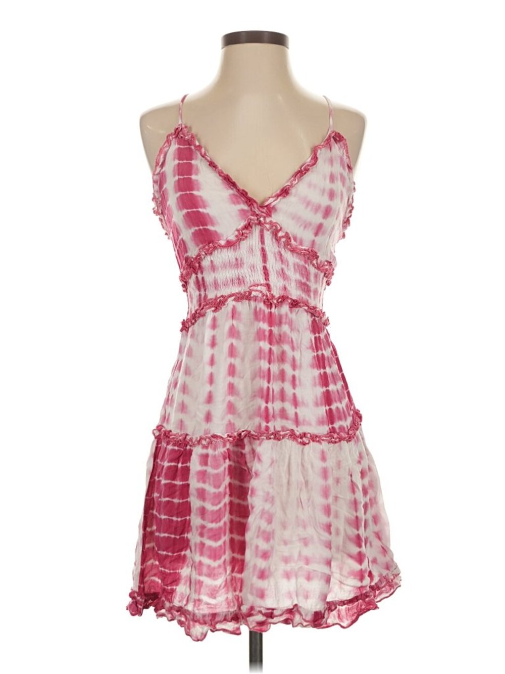 Cider Pink Tie Dye Baby Doll Dress